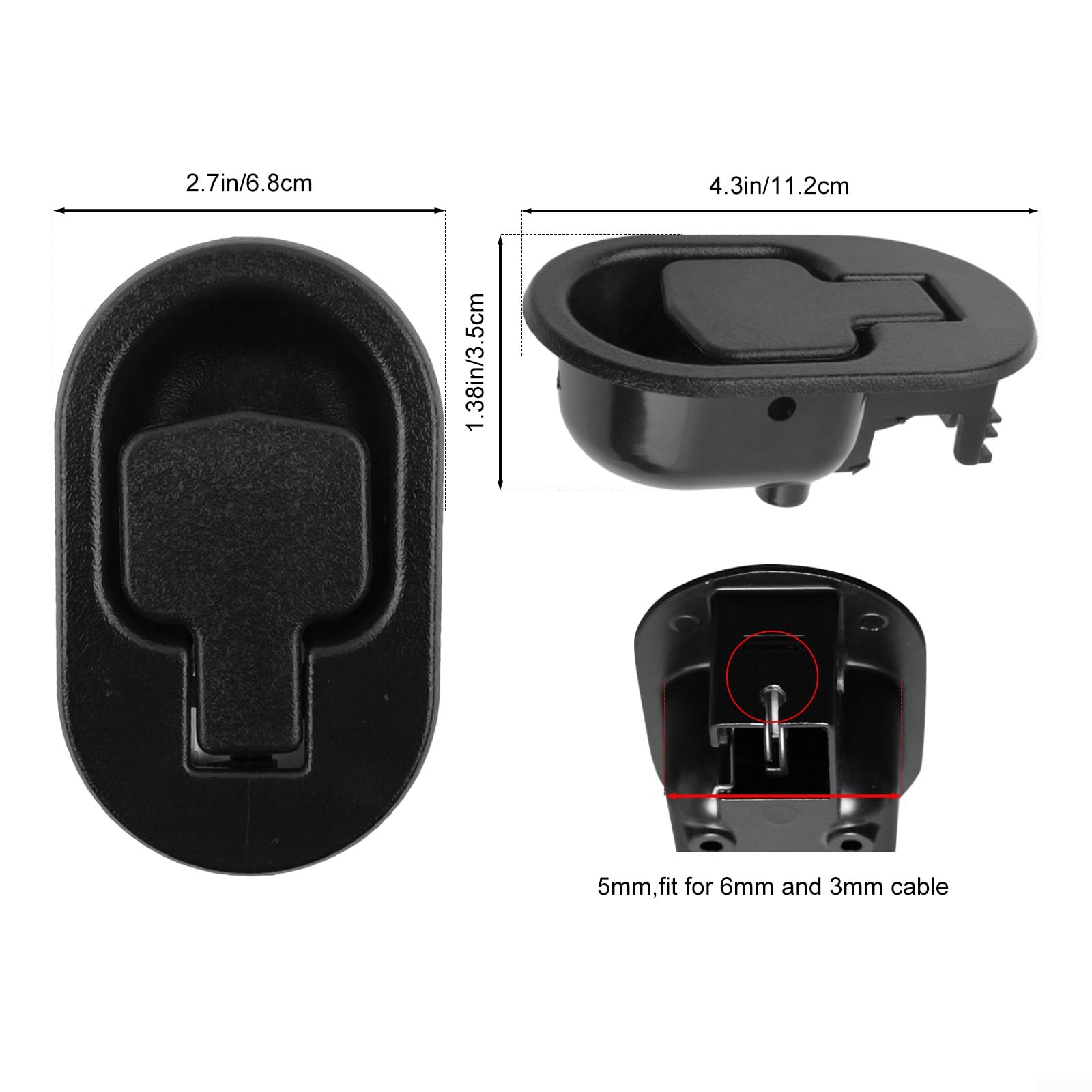 Recliner Chair Pull Handle Replacement, Recliner Release Pull Handle, Repair Replacement Parts of Recliner Chair Sofa Couch(1)