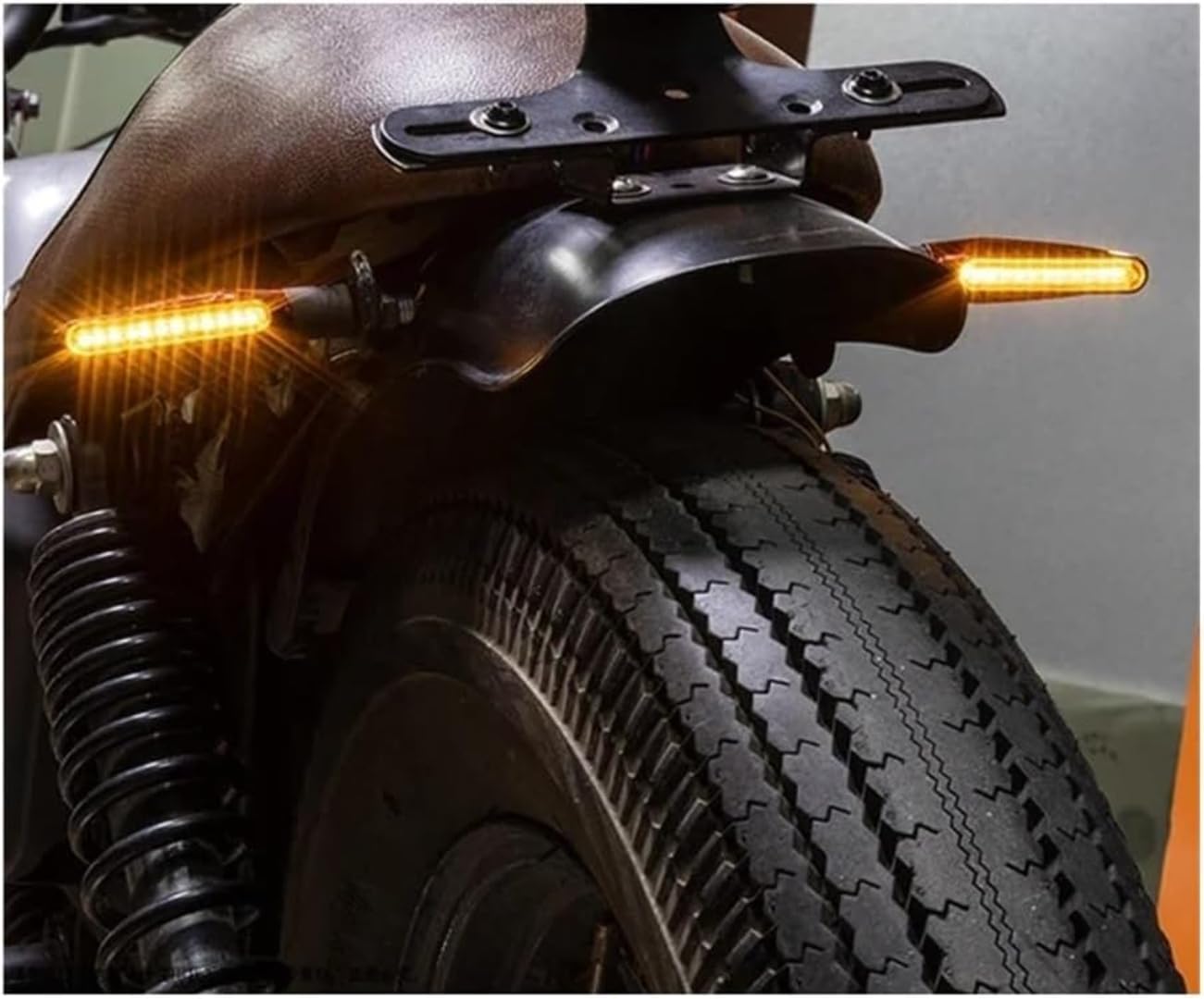 Generic Mini uniwersalne wskaźniki Dla ZX6R Dla ZX10R Uniwersalne światła kierunkowskazów motocyklowych 10 mm 12 diod LED Światła kierunkowskazów DRL Migające światła Lampa tylna