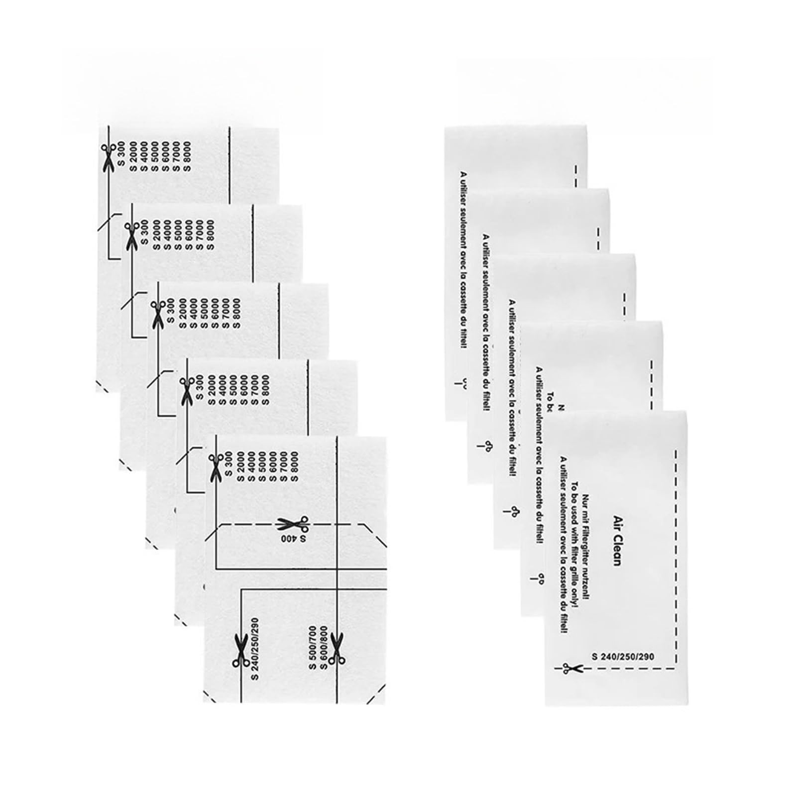Staubsaugerzubehör Staubbeutel, Kompatibel for Miele, GN C1 C2 C3 S400i S600 S2 S5 S8 Serie, Ersatz-Einweg-Staubsammel-Müllbeutel(20pcs)