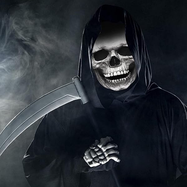 Amazon.co.jp_ ハロウィンマスク パーティーマスク 髑髏マスク スカルマスク コスプレ 仮面 ホラー コスプレ小物