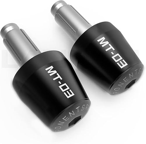 Miniatura 9 de Para Yamaha MT-03 Manillar de Motocicleta Puños Tapa Extremo Anti Vibración Silder Plug MT-03 2015 2016 2017 2018 2019 CNC Accesorios (Color  Azul)