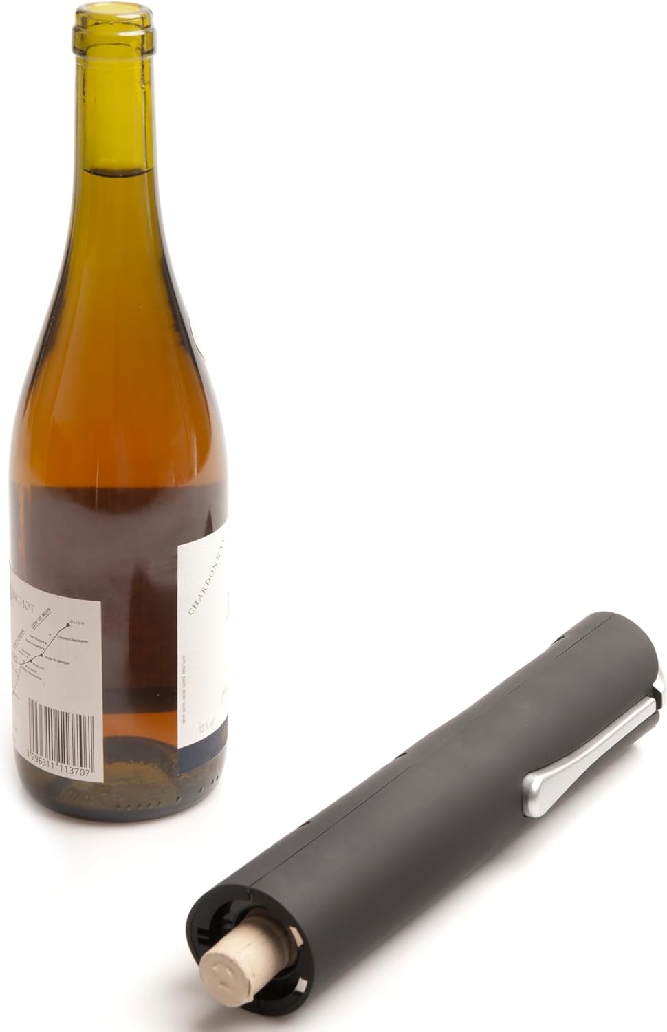 Berghoff Geminis Rechargeable Electric Wine Opener 11.25" Ergonomically Designed for Firm Grip