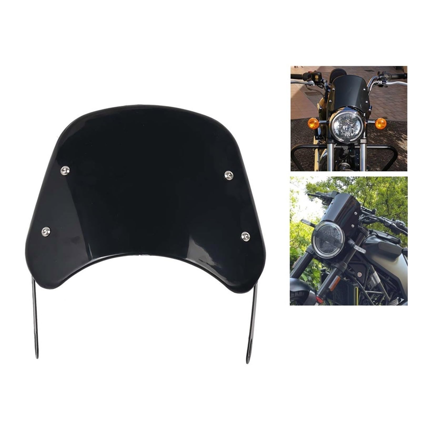 Deflettore Vento Parabrezza Universale Per Moto Deflettore Antive-nto Faro Rotondo Per Yam&aha XSR Per Triumph Deflettori