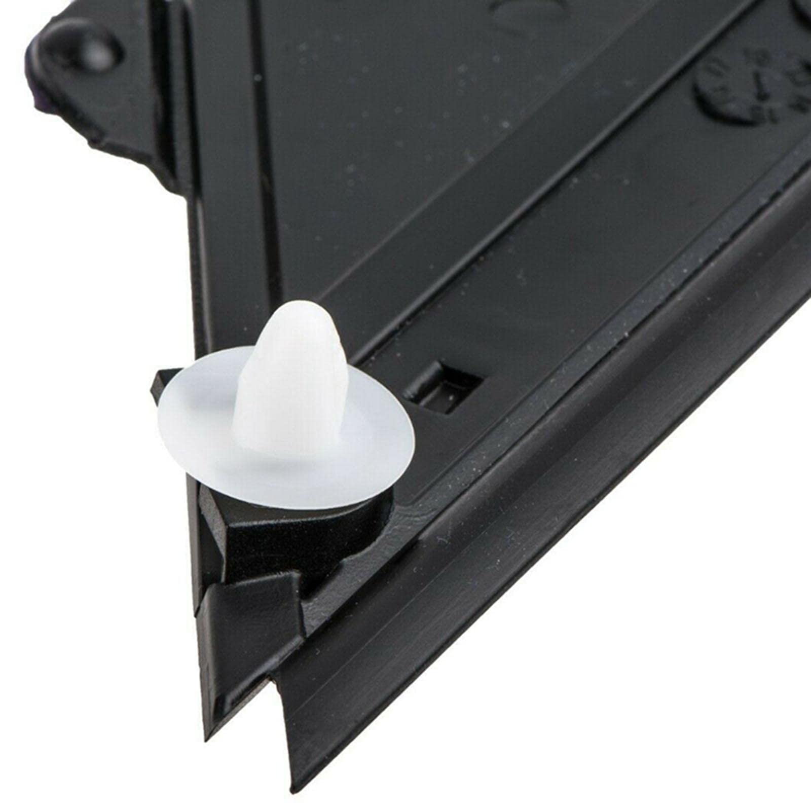 2 pièces couvertures de Drapeau de rétroviseur de Porte de Voiture, Accessoires moulures décoratives Gauche et Droite pour Fiat 500 2012-2019, Noir Brillant