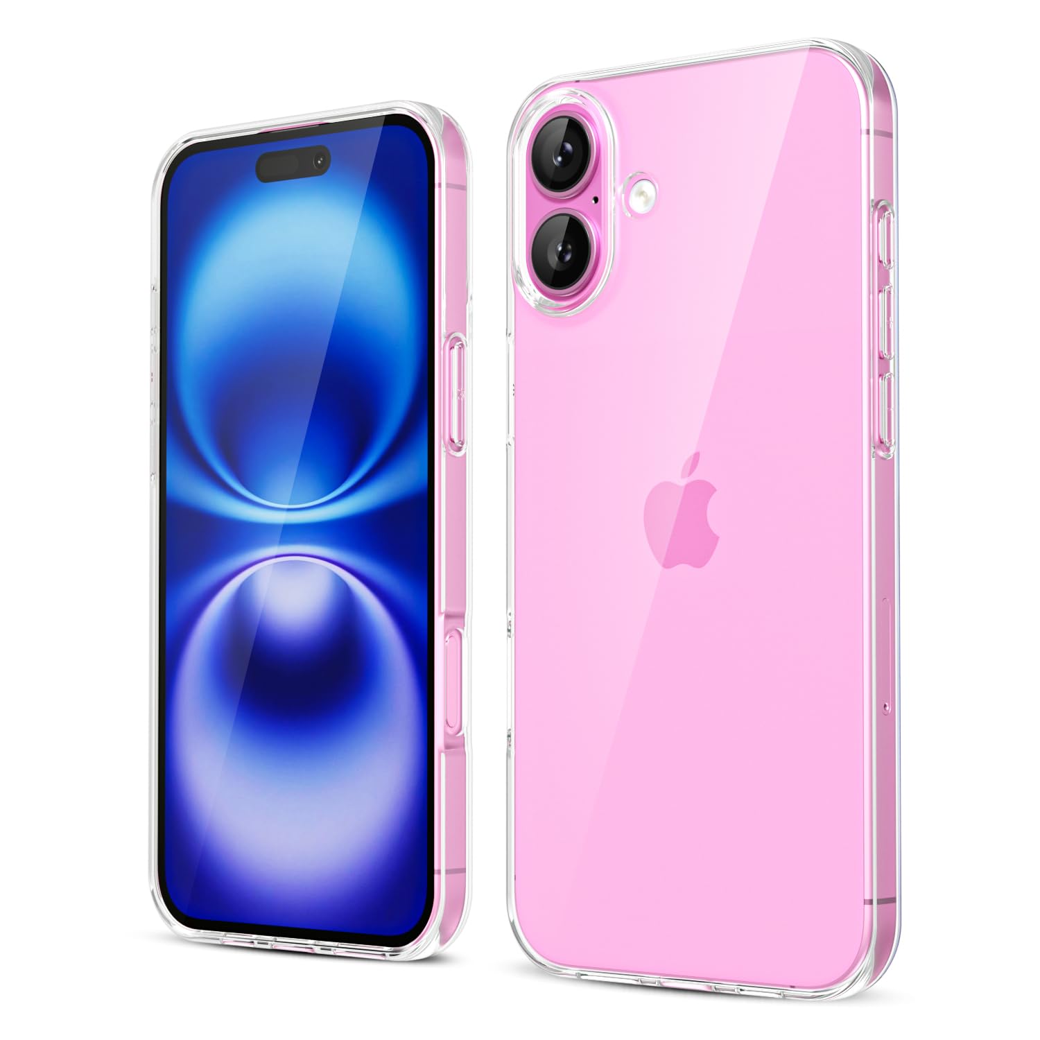 oakxco for iPhone 16 Pro Max Case Liquid Silicone, Soft Rubber Gel Elegant Aesthetic Basic Simple Cover, Cute Thin Slim TPU Matte Solid Color Plain Smooth Case for Women Girl, Light Pink — view 920