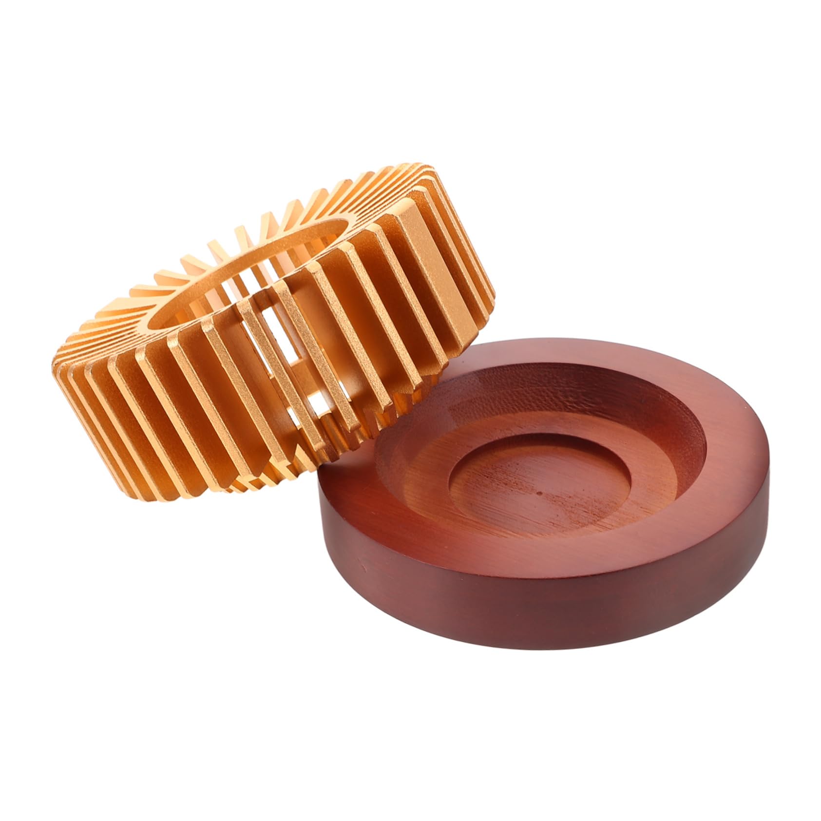 FUNOMOCYA Hollow Teapot Warmer Metal Teapot Heater Base for Tea Milk Beverages 11cm