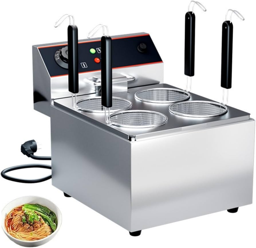 Amazon | TVT 電気式ゆで麺器 多用途 うどん ラーメン てぼ 麺湯切り