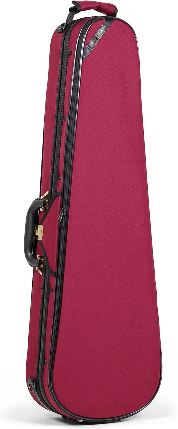【本日価格】スーパーライト シェイプト バイオリンケース 4/4 バーガンディ SUPER LIGHT ( スーパーライト ) バイオリンケース シェイプト 4