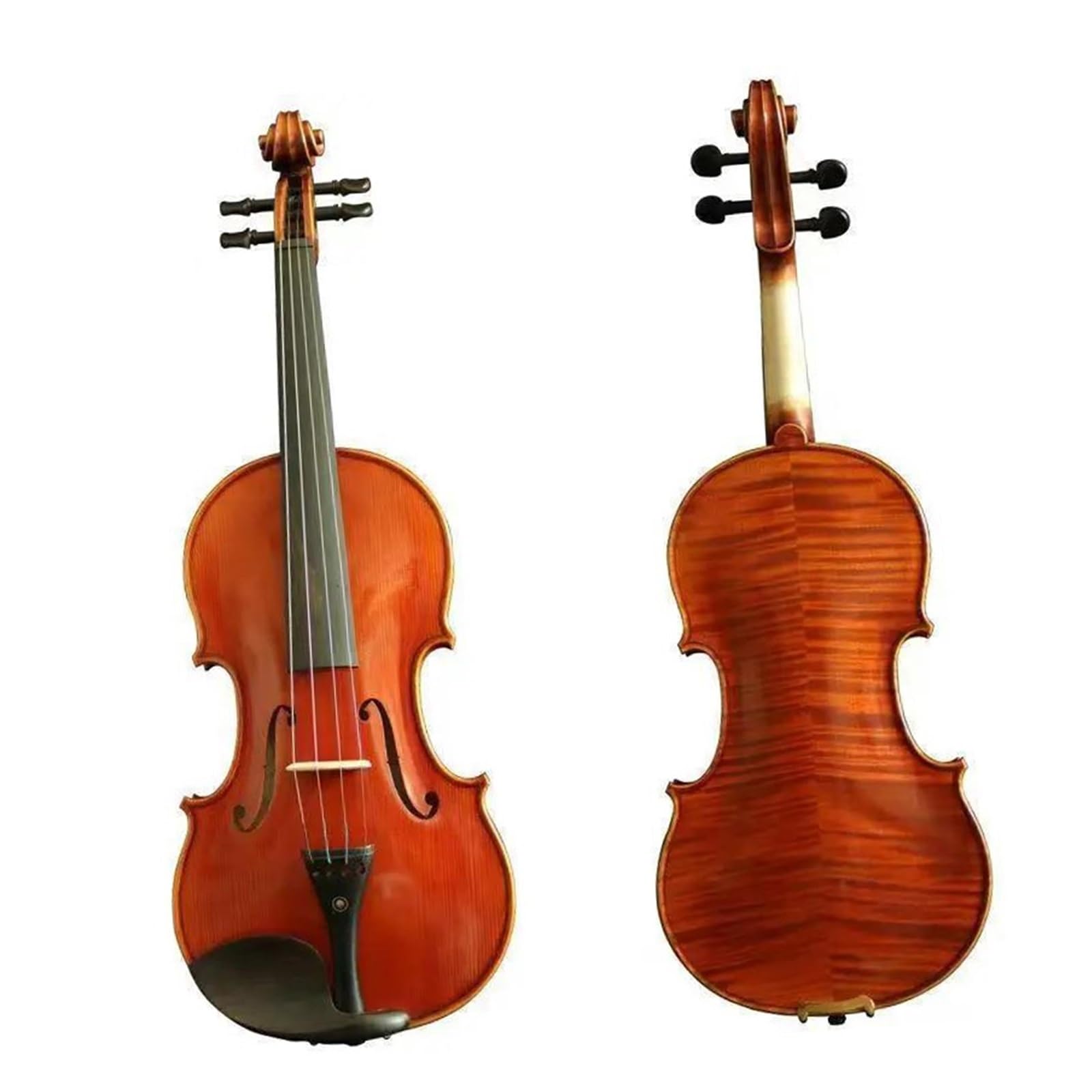 violino Piccolo Violino 4/4 Vintage Vernice Rosso Arancio Strumento Professionale Con Custodia Archetto