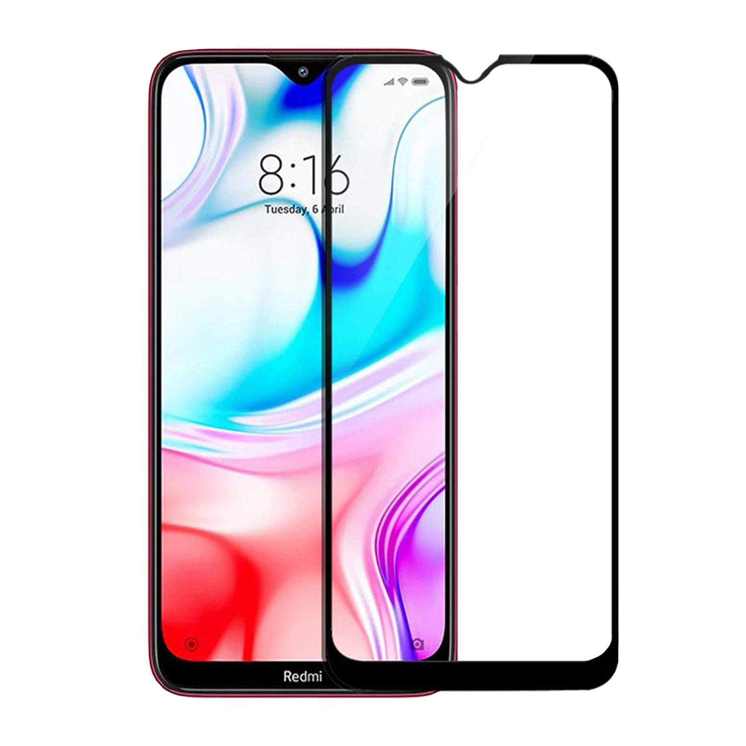 CEDO Redmi 8 / 8A / 8A Dual Tempered Glass | Screen Protector Full HD Quality Tempered Glass Anti-Scratch Edge to Edge Coverage with Easy Installation Kit (Black) (B083P34MKJ) Amazon Price History, Amazon Price Tracker