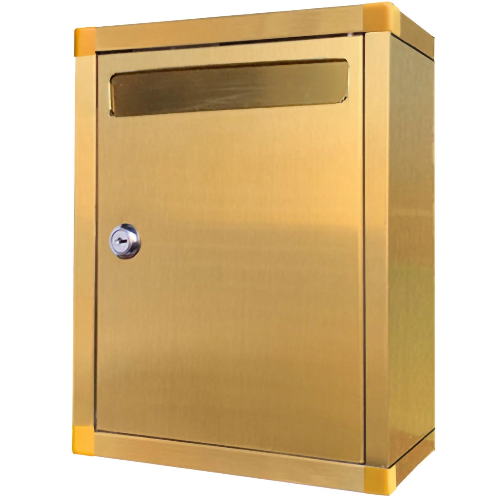 Boîte aux lettres extérieur étanche en acier inox verrouillable grande taille
