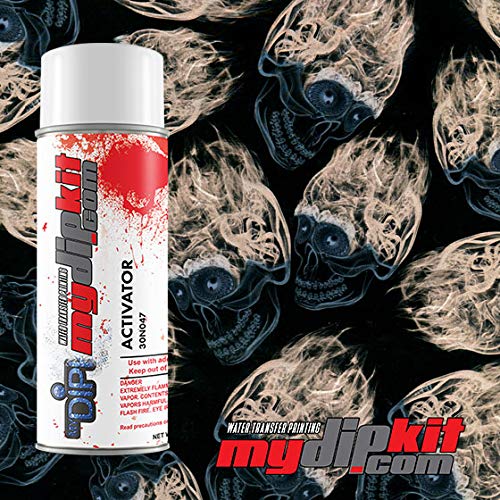 Hydrographic Film - Water Transfer Printing - Metallic Cherry Skulls - LL-115-A