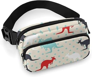 Outdoors Sport Crossbody Bag Unique Kangaroo Australia Fitness Workout Fanny Belt Pack Sling Chest Bag Hip Bum Pack