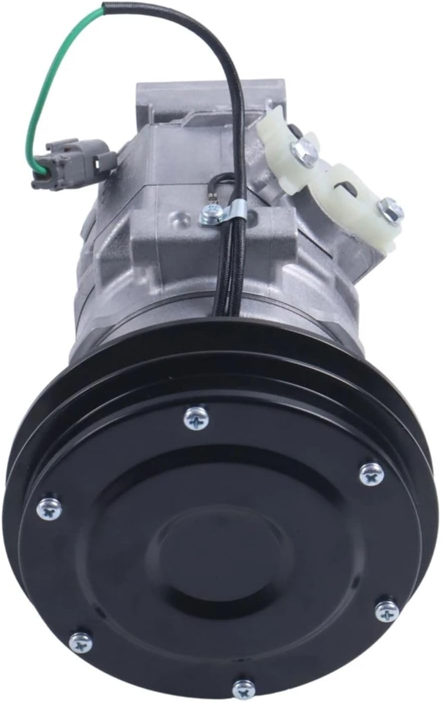 24V 4431081 A/C Compressor Compatible for Hitachi Excavator ZX110 ZX120 ZX130 ZX130W ZX160 ZX180W