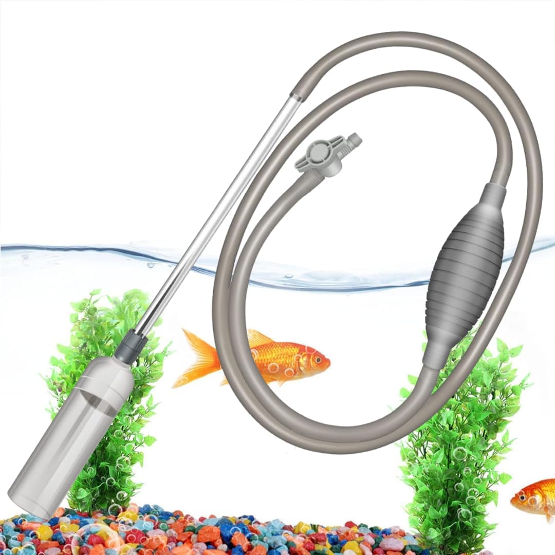 VAYINATO® Premium Grey 2.6m Aquarium Syphon Gravel Cleaner with Flow Control Tap | Fish Tank Vacuum for Efficient Substrate Cleaning and Water Changes by Pezlifeworld (B0CNKK6BCJ) Amazon Price History, Amazon Price Tracker