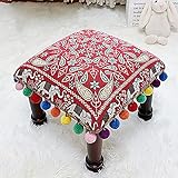 Photo Gallery yjyjy sgabello piccolo in legno boho con nappa colorata per divano, bellissimo tessuto di lino, per bambini, per cambiare le scarpe Photo Gallery yjyjy sgabello piccolo in legno boho con nappa colorata per divano, bellissimo tessuto di lino, per bambini, per cambiare le scarpe