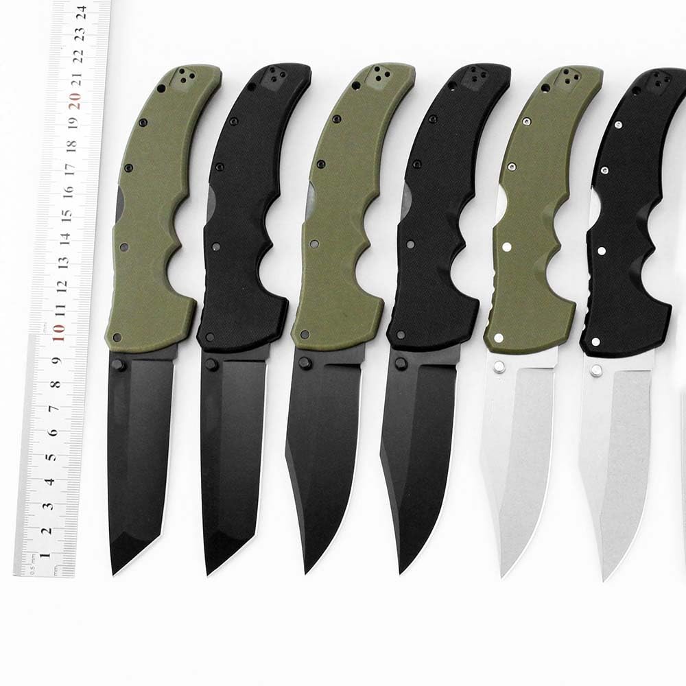 Joa klappmesser edc taschenmesser scharfe groß, Klappbar g10 Grün, edelstahl S35VN klinge, Outdoor messer Jagdmesser, survival messer einhand, Camping tragbare messer