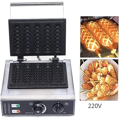 Waffeleisen Sandwichmaker, Waffelautomat, Waffel Maker, Donut-Herstellungsmaschine, Antihaft-Platte, 1500W, Automatische Temperaturregelung – Bild 7