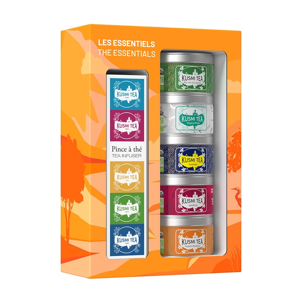 新品未開封　クスミティー KUSMI TEA 紅茶3箱セット Amazon.co.jp: KUSMI TEA クスミティー エッセンシャル ギフト