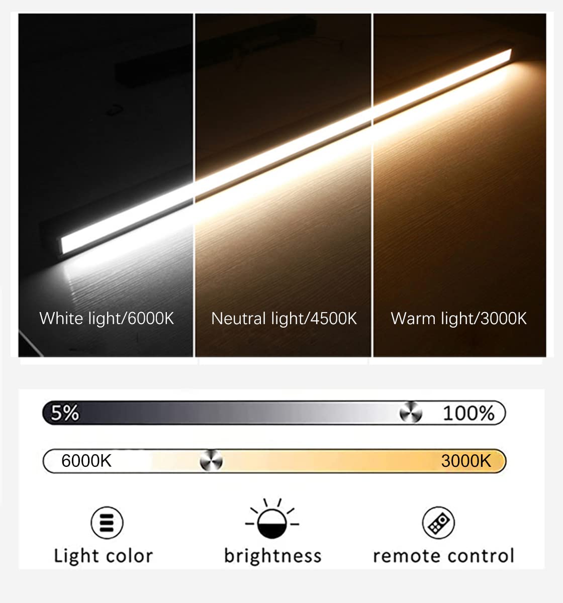 Lampada a sospensione a LED dimmerabile con telecomando Altezza regolabile Lampadario per sala da pranzo Design lineare creativo per tavolo da pranzo con isola della cucina Caffè e soggiorno