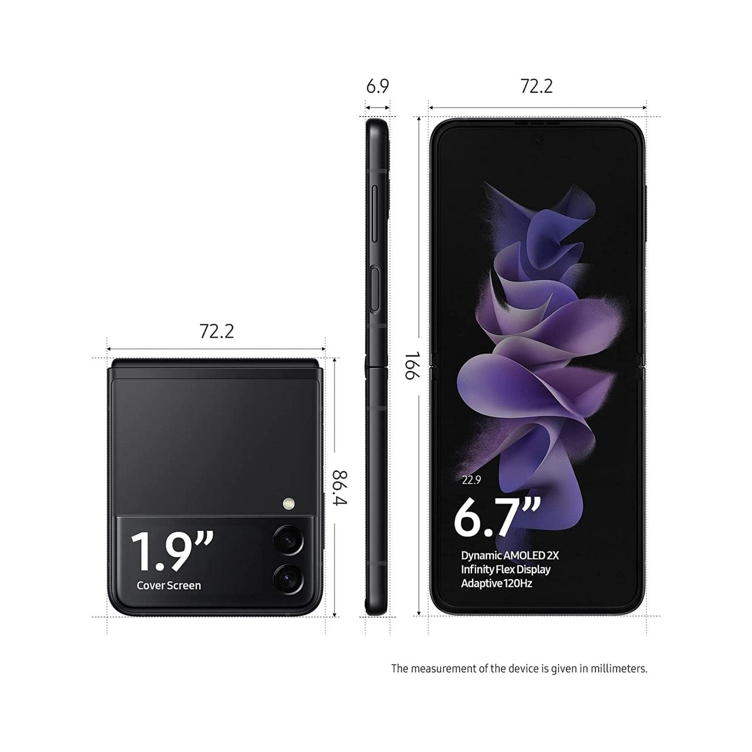 Samsung Galaxy Z Flip3 5G 17 cm (6.7