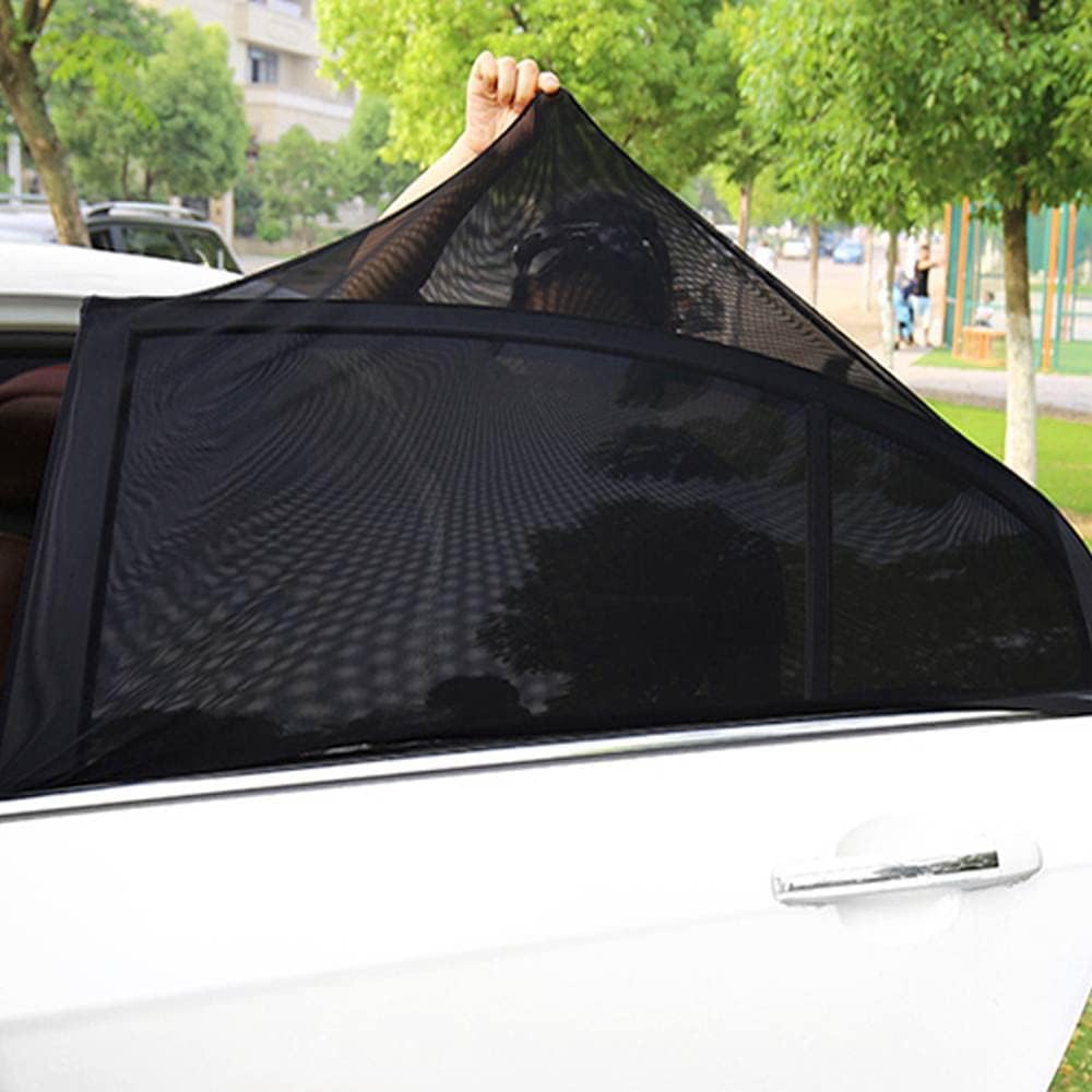 Pare-soleil Voiture Pour Peugeot 208 (2012-2019) - Protection UV, Intimité, Rideau Occultant Noir Pour Vitres Latérales