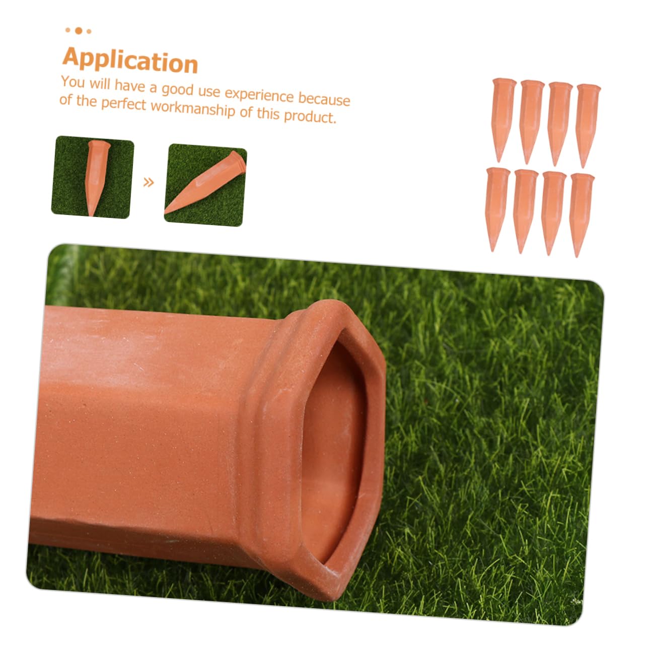 1set Automatic Flower Watering Tool Self Watering Dripping Device for Plants Unique Design for Garden Patio Lawn Easy to Use Water Supply System 8pcs