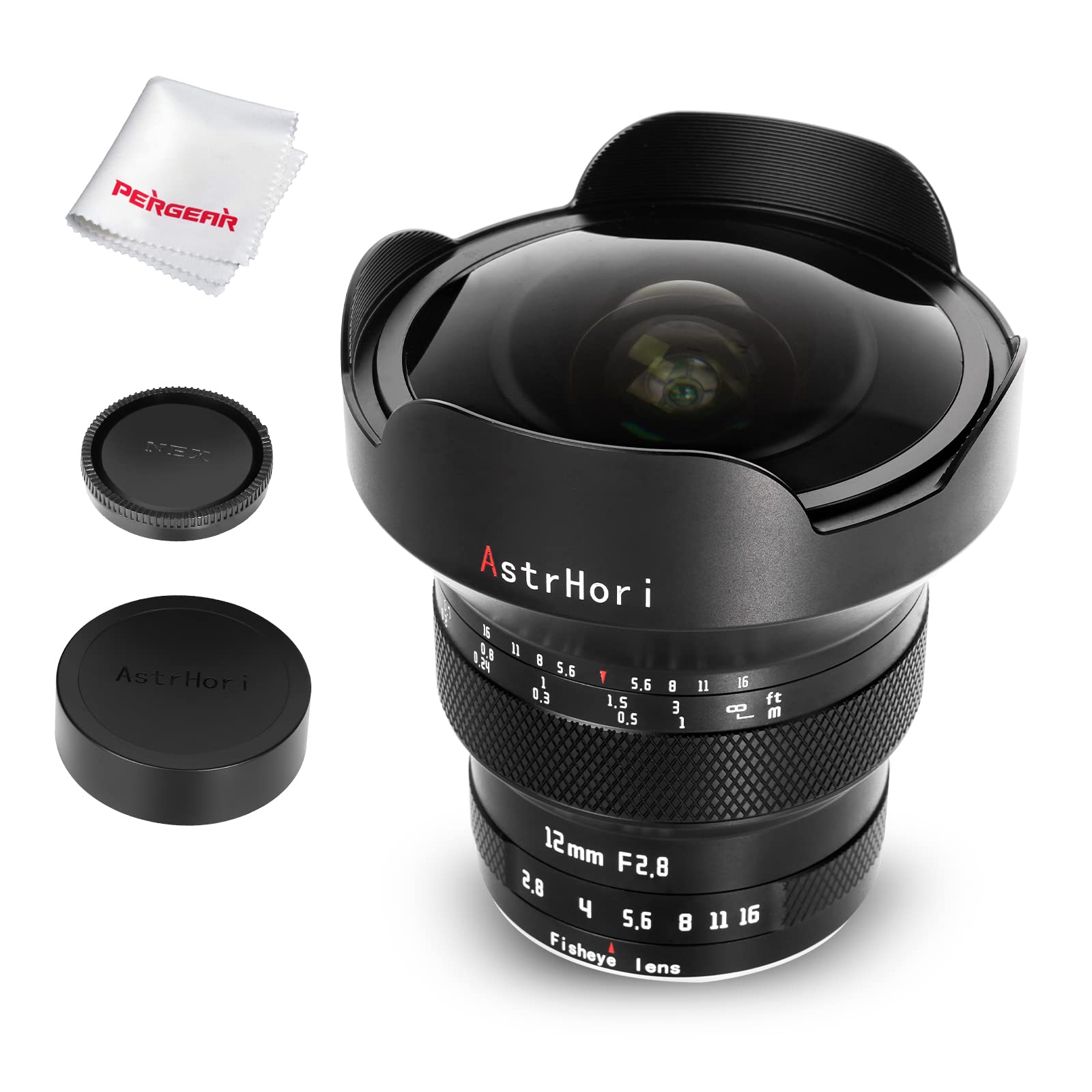 Amazon.co.jp: AstrHori 12mm F2.8 魚眼レンズ フルフレーム 185° の超