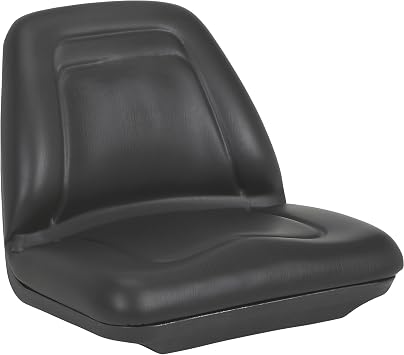 A & I Deluxe Midback Utility Lawn Mower Seat - Black, Model Number TM555BL