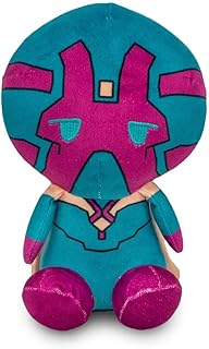 Buckle-Down Dog Toy, Marvel Comics, Plush Squeaker Avengers Kawaii Vision Full Body Sitting Pose