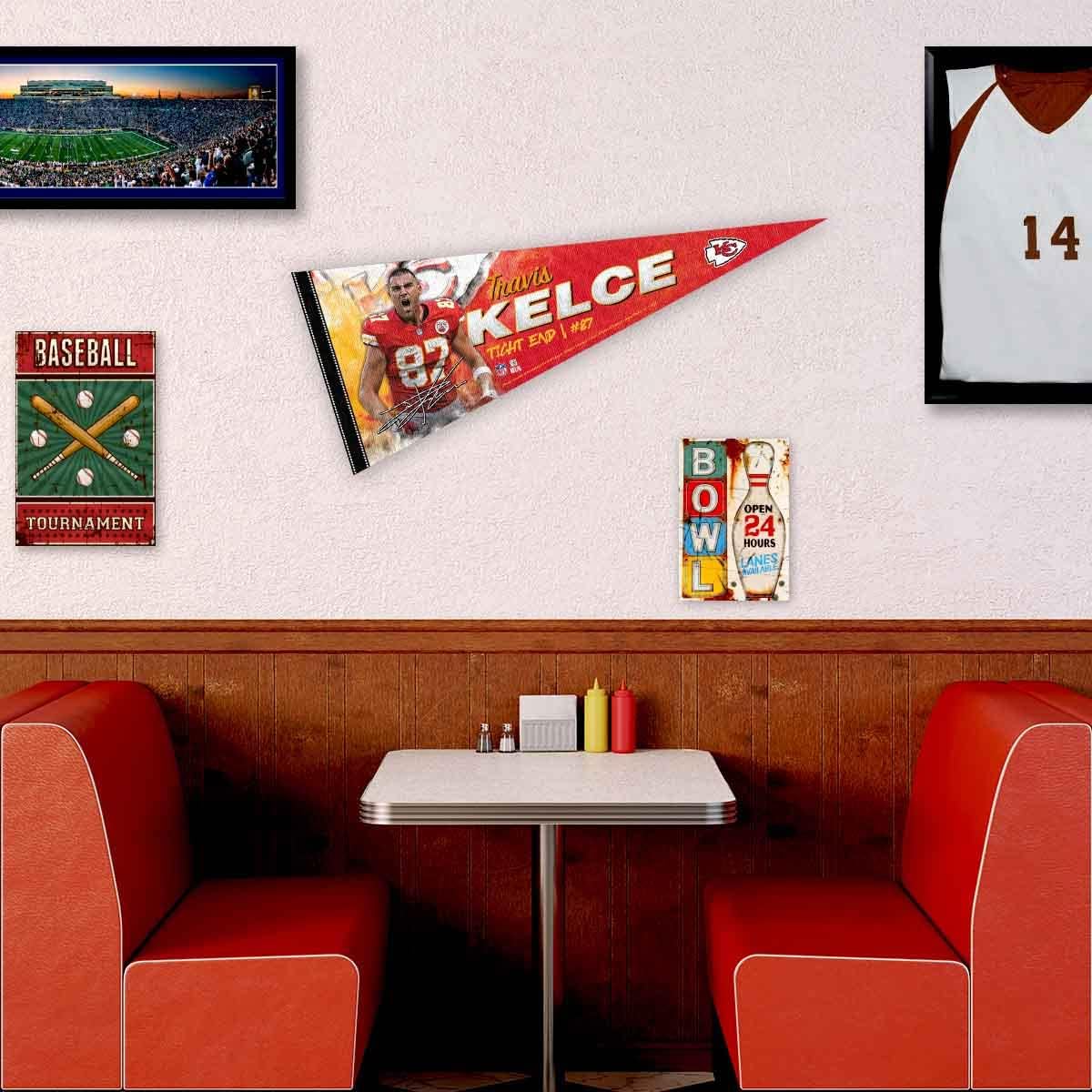 Kansas City Chiefs Kelsey Pennant Banner Flag