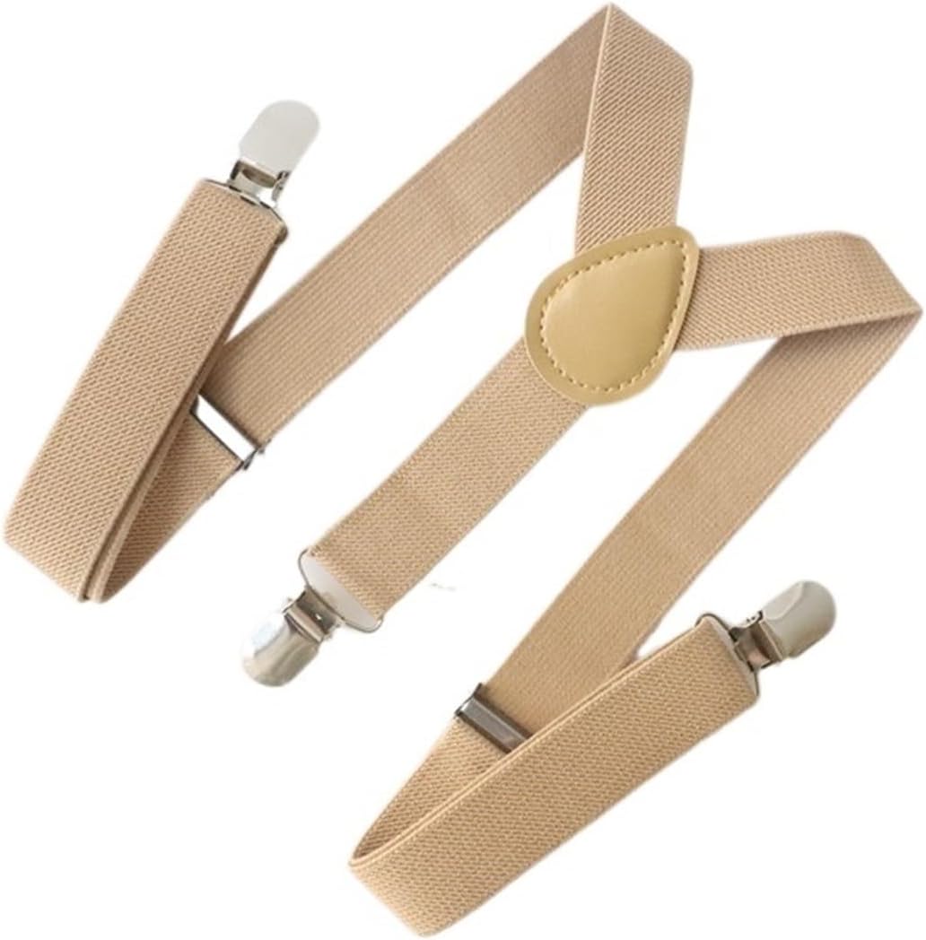 Garter Pant Clips, Suspenders Fashion Boys Braces Girls Adjustable Wedding Accessories(20)