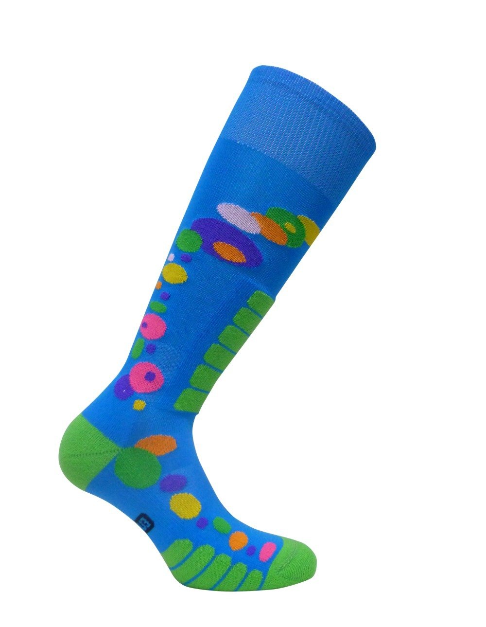 Eurosocks 0816W Women's Free Style Silver OTC Ski Socks-Pair