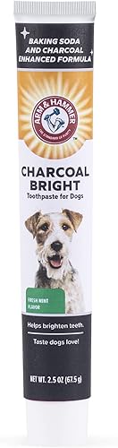 Miniatura 4 de Arm & Hammer Pasta de dientes de carbón brillante para perros, carbón  Apto para mascotas, pasta de dientes natural para perros y ambientador de