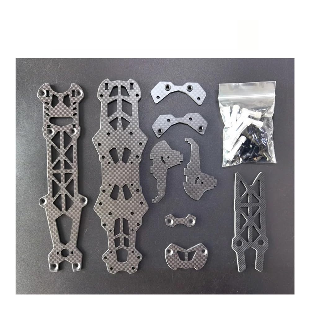 Convient for FPV Racing Drone RC Quadcopter DIY Freestyle avec pièces d'impression Kit de Cadre 5 Pouces 240 mm Bras 5 mm en Fibre de Carbone 3K(Frame Only)