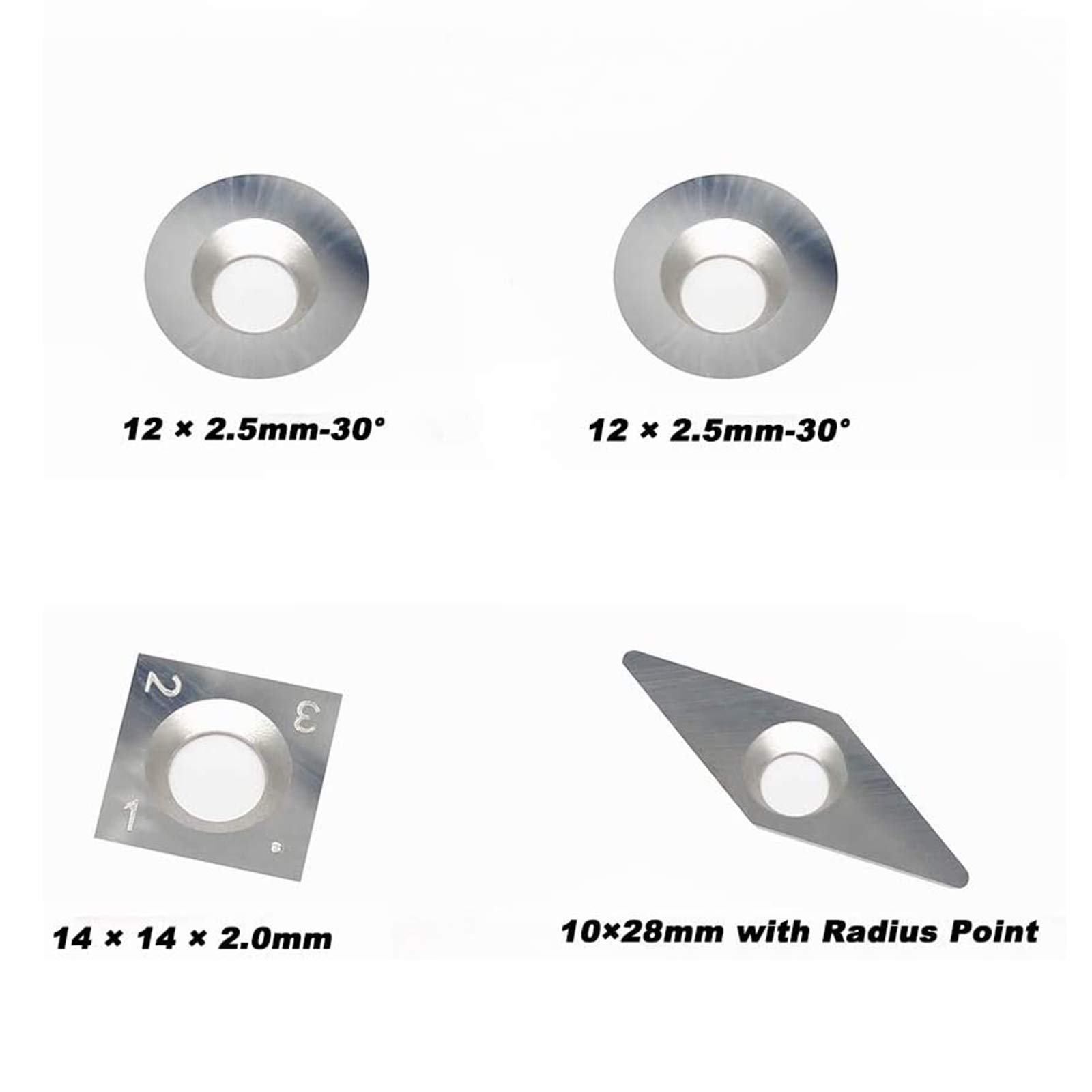 Wood Lathe Tools Wood Turning Tool, Carbide Tipped Working Lathe Tools Combo Set Include Finisher Rougher Detailer For Wood Chisels Set Of 3 Wood Hollower