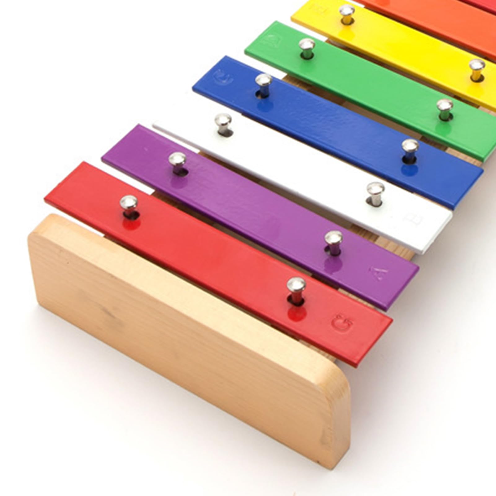 Xilófono de madera de 15 tonos, xilófono educativo colorido con baquetas Xilófonos Instrumentos musicales para el aprendizaje de educación temprana