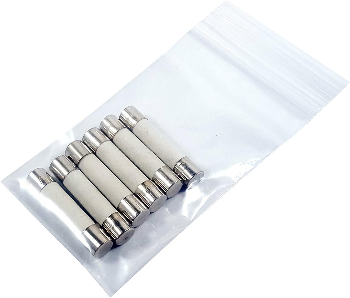 Zephyr Fast Acting Ceramic Cartridge Fuse (Pack of 6) 6x30mm 250V (12 Amp) - - 