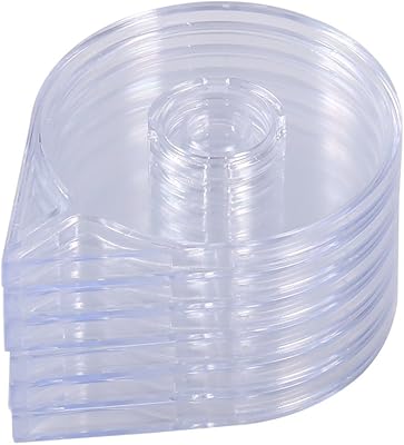 6Pcs/Set Empty Nail Art Striping Tape Line Case Tools, Nail Art Tape Line Case Striping Sticker Box Holder Easy Use Design Manicure Tool