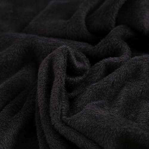 Miniatura 6 de MIFXIN Funda elástica para sofá cama sin brazos, funda de futón de felpa más gruesa de color sólido de 3 asientos, protector de muebles de futón sin