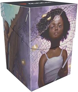 Ultra Pro - MTG Duskmourn 100+ Deck Box Commander Aminatou, Veil Piercer for Magic: The Gathering, Protect and Store up to 100+ Double Sleeves Standard Cards for MTG, Secure Lid, Vibrant MTG Art