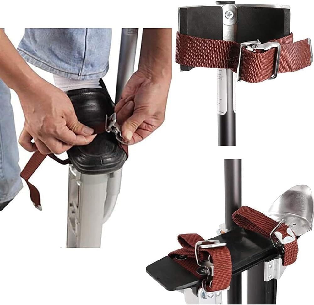 Work Stilts for Painters Ceiling Builders Adjustable Aluminum Stilts 24-40 Inch Stilts Aluminum Professional Craftsman Stilts Drywall Plastering Stilts