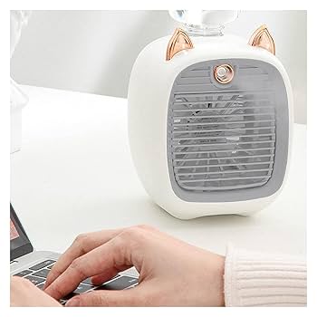 【匿名配送】ミストファン ミニミスト加湿器 かわいい 軽量 コンパクト Amazon.co.jp: かわいい猫耳扇風機空調ファン USB スプレー水