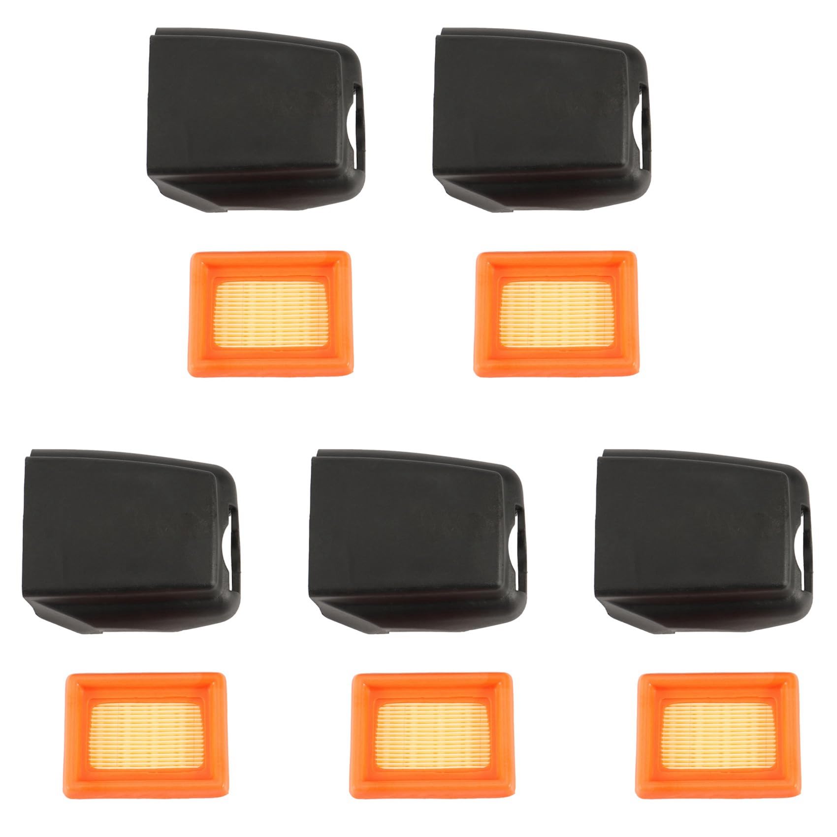 Jnchdghwa Orange & Black 5X Air Filter Protective Cover For Fs120 Fs200 Fs250 Pruner Trimmer Accessories