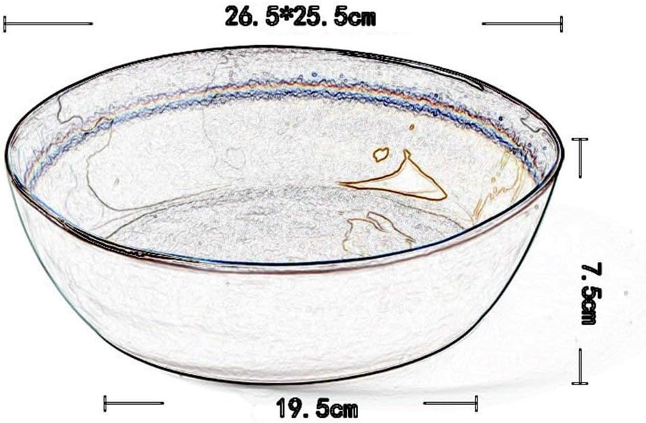 Bowl, European Ceramic Bowl, Ice Cracked Glaze Bowl