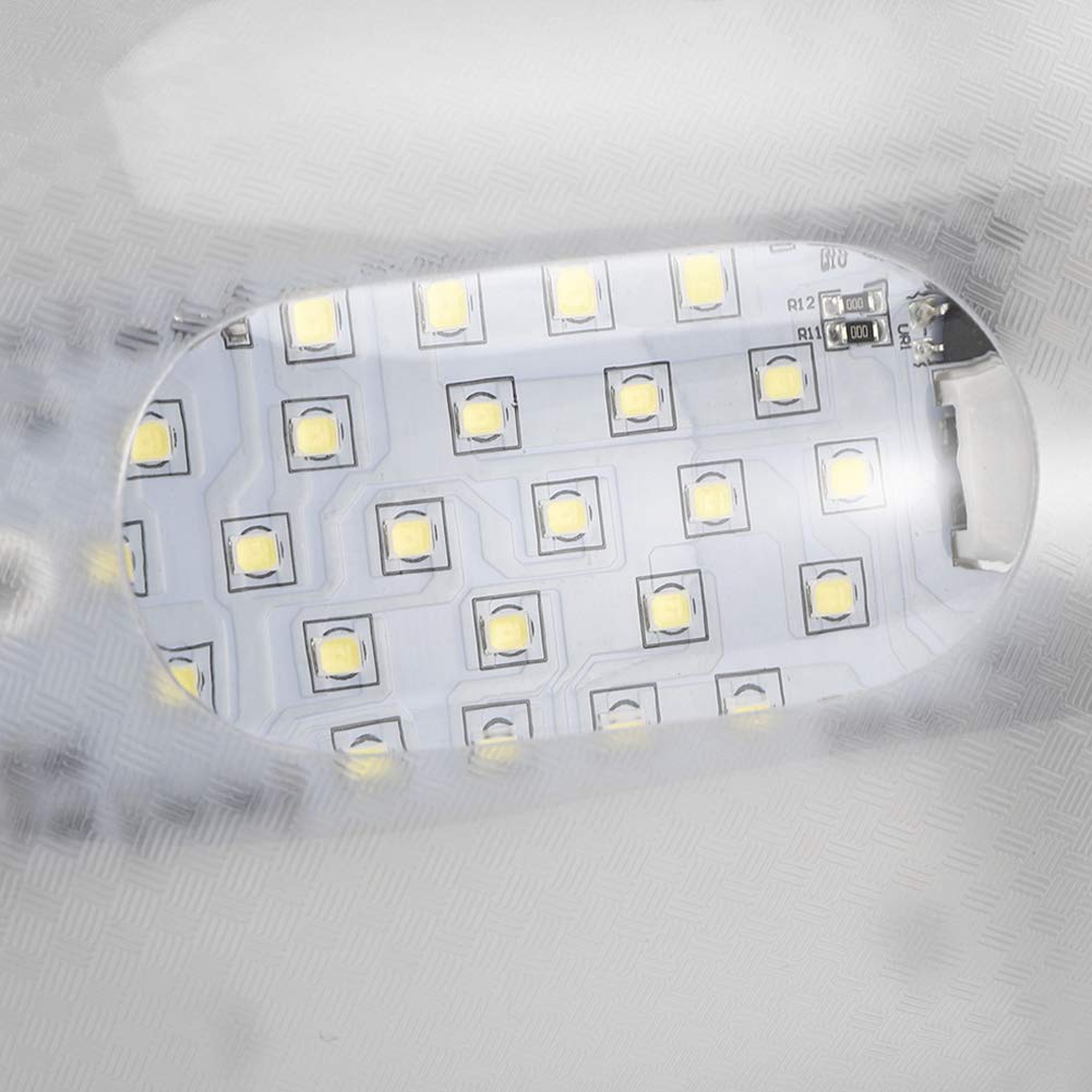 Plafonnier, Qiilu LED plafonnier, 12V 800lm dôme plafonnier LED plafonnier ovale pour voiture RV remorque camping-car bateau