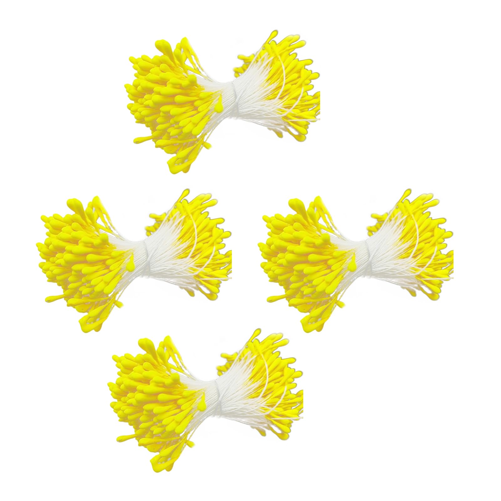 EXQIOUR 1050-1600Pcs Artificial Flower Stamens Pistil for Weddings Home Decoration 2mm Double Heads Matte Floral Stamens Pistils Home Decoration Craft