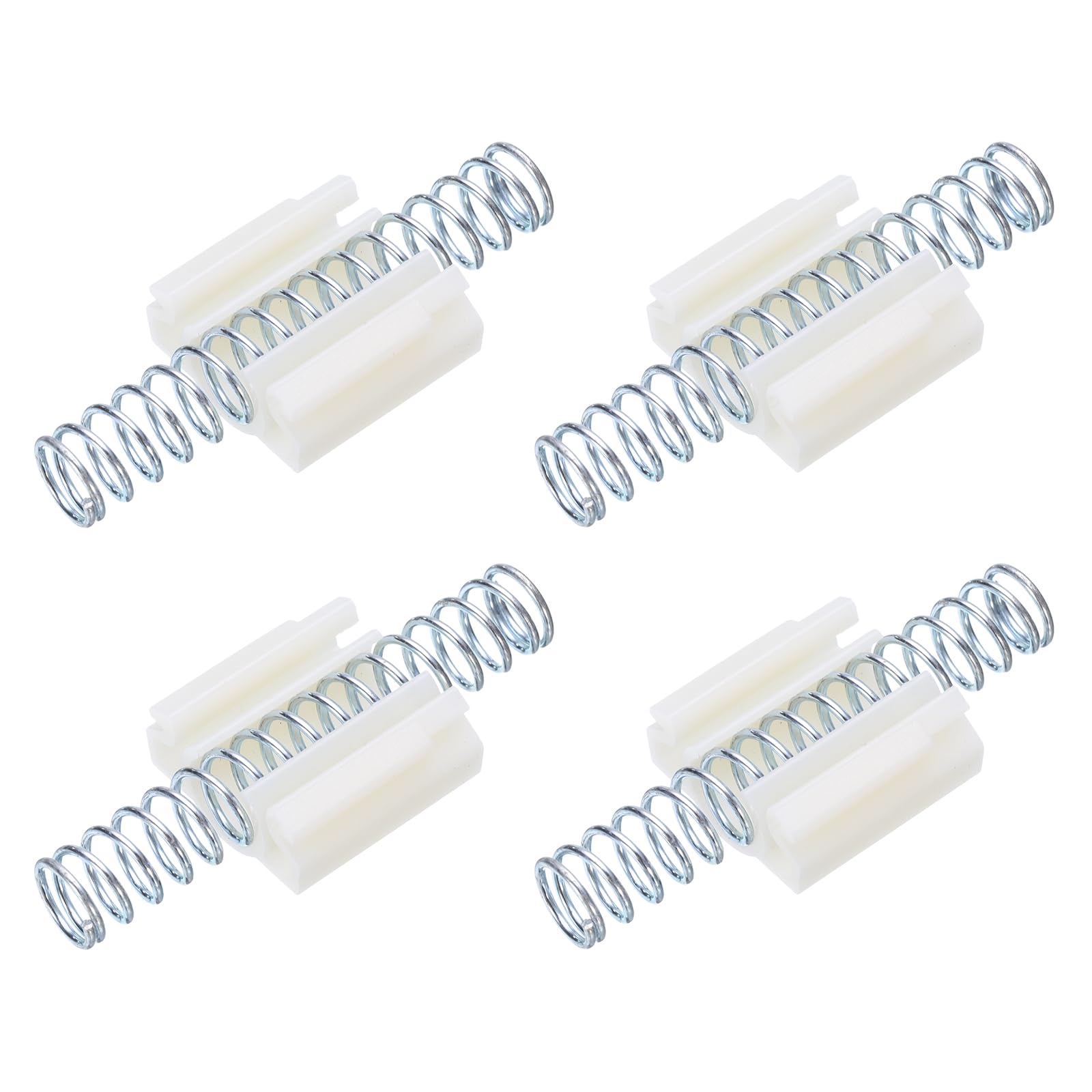 uxcell 4pcs Bifold Door Hardware, Bi-fold Closet Door Hardware Repair Spring, Silver Tone