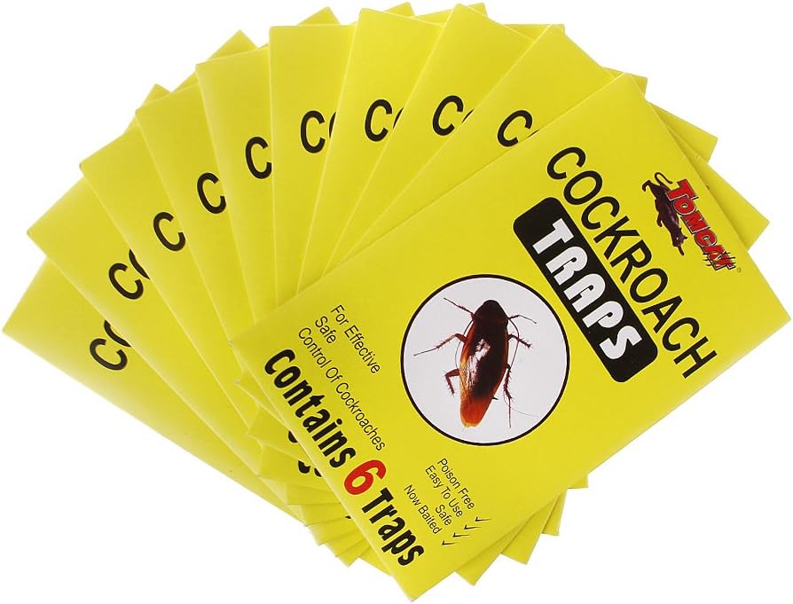 Cockroach Traps,Roach Killing Bait Trapping Bug Zapper Roaches Bed Bugs