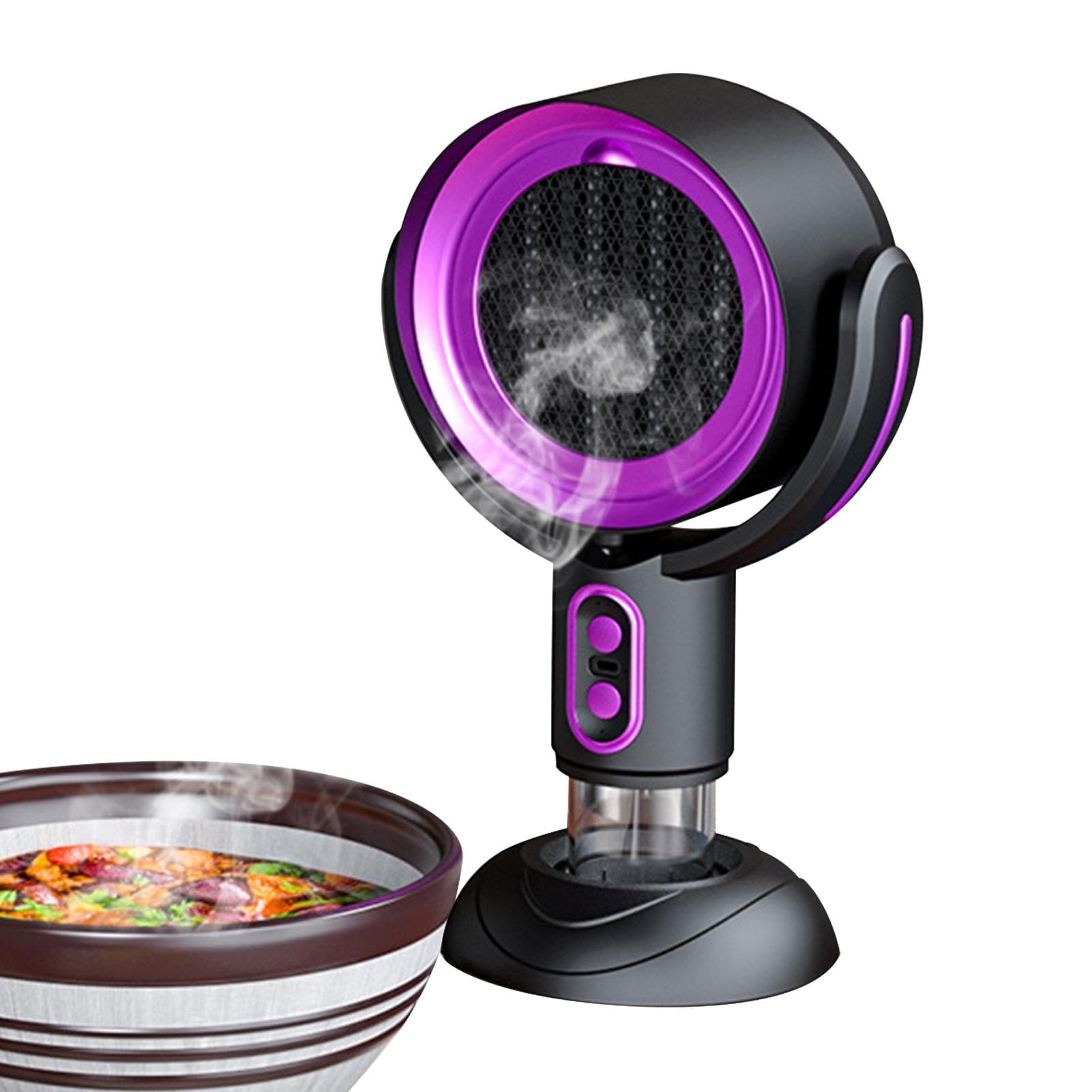 Cappa Aspirante Portatile Da Cucina - Piccola Cappa Da Tavolo Regolabile 125° - Foto 2